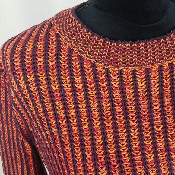 CAbi 891 Melange Lava Striped Pullover Sweater - Picture 3 of 6